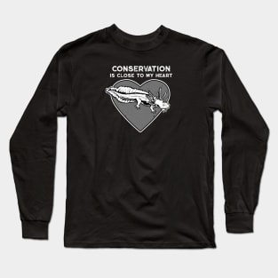Axolotl Conservation Heart Long Sleeve T-Shirt